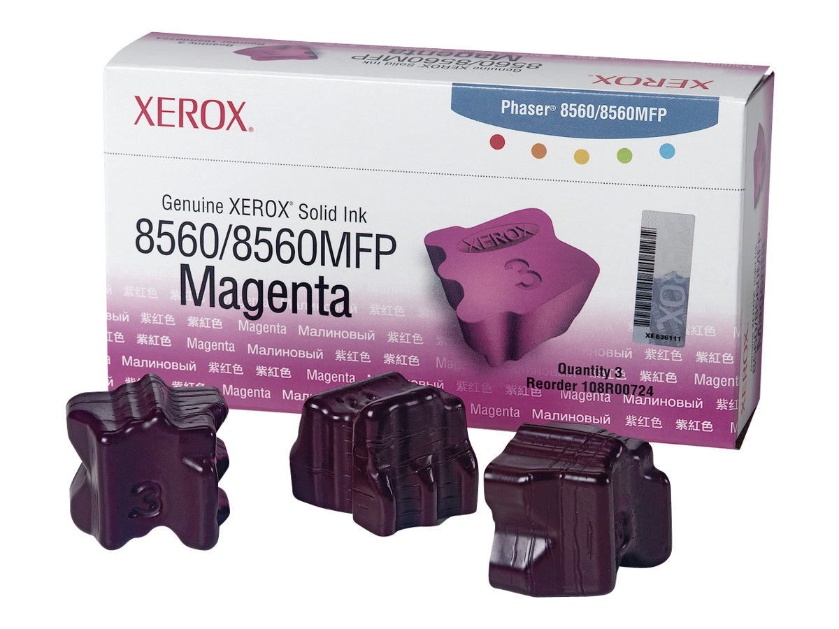 Xerox Phaser 8560MFP - 3er-Pack - Magenta - feste Tinten - fr Phaser 8560