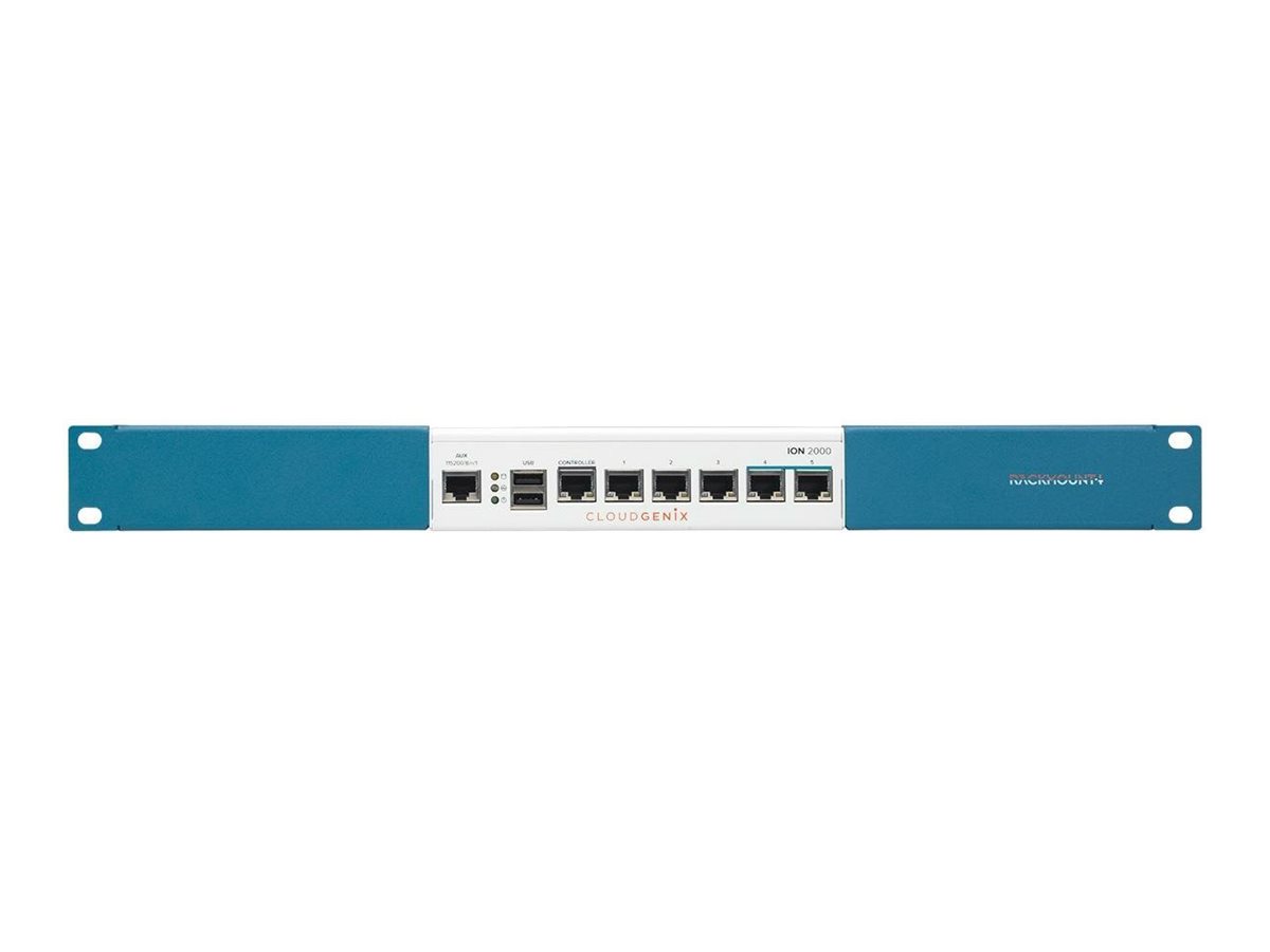 Rackmount.IT PA-Rack - Montagesatz fr Netzwerkgerte - Rack montierbar - Azure Blue, RAL 5009 - 1U - 48.3 cm (19