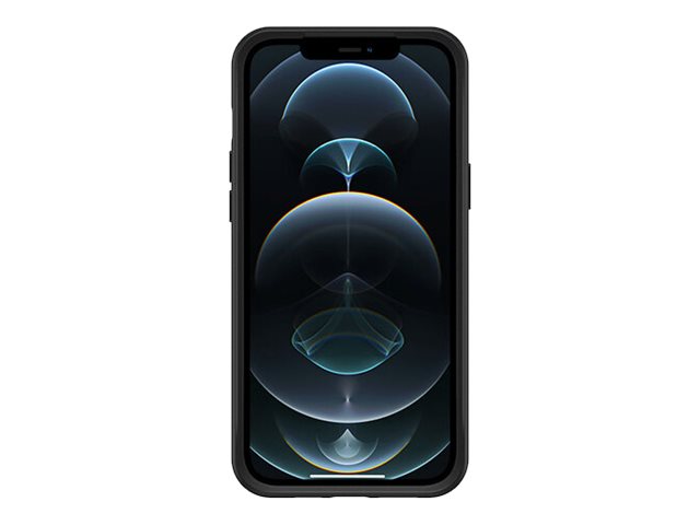 OtterBox Symmetry Series+ - Hintere Abdeckung für Mobiltelefon - mit MagSafe - Polycarbonat, Kunstfaser - Schwarz - für Apple iP