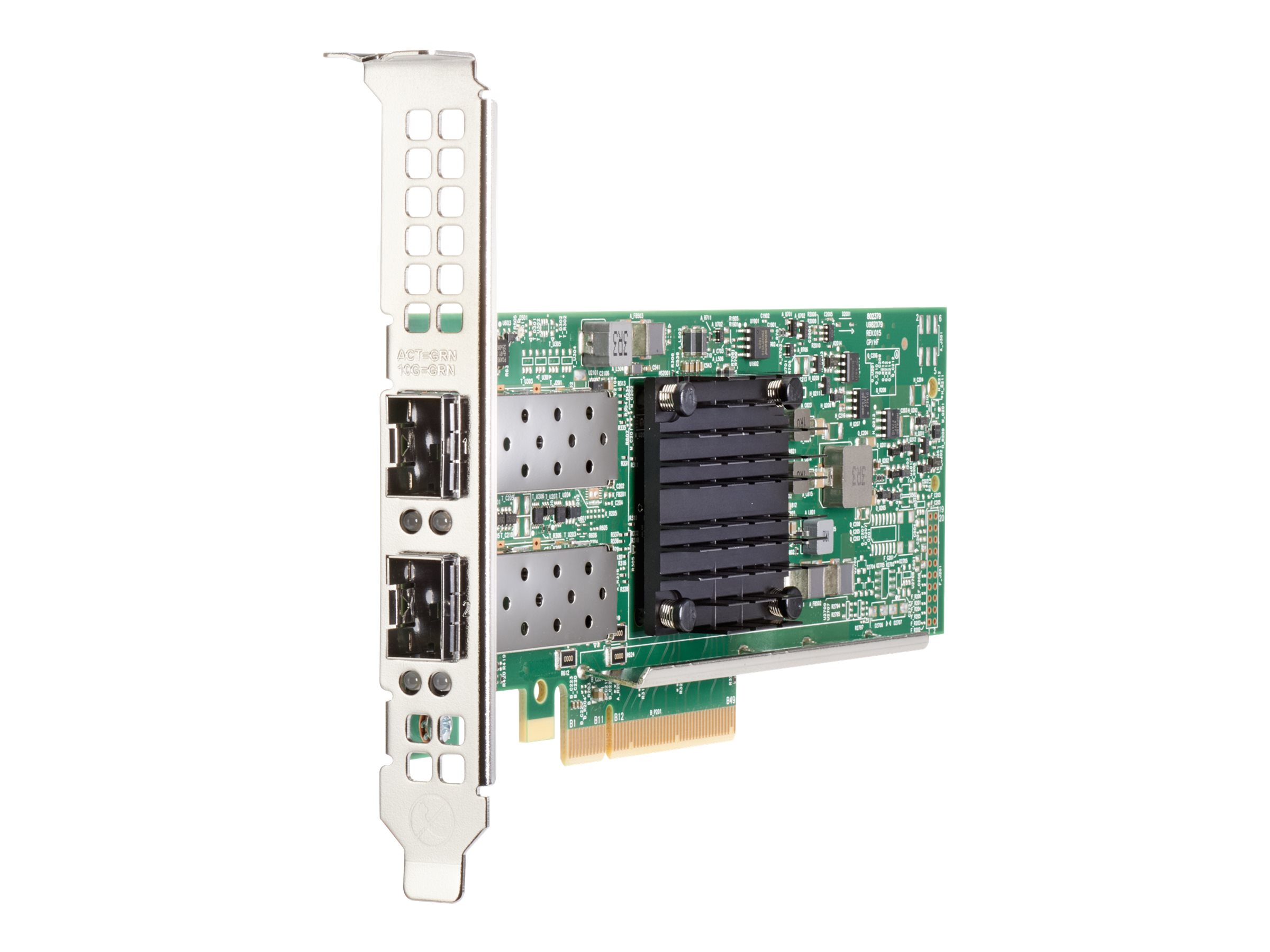 HPE 537SFP+ - Netzwerkadapter - PCIe 3.0 x8 - 10 Gigabit SFP+ x 2 - fr ProLiant DL380 Gen10