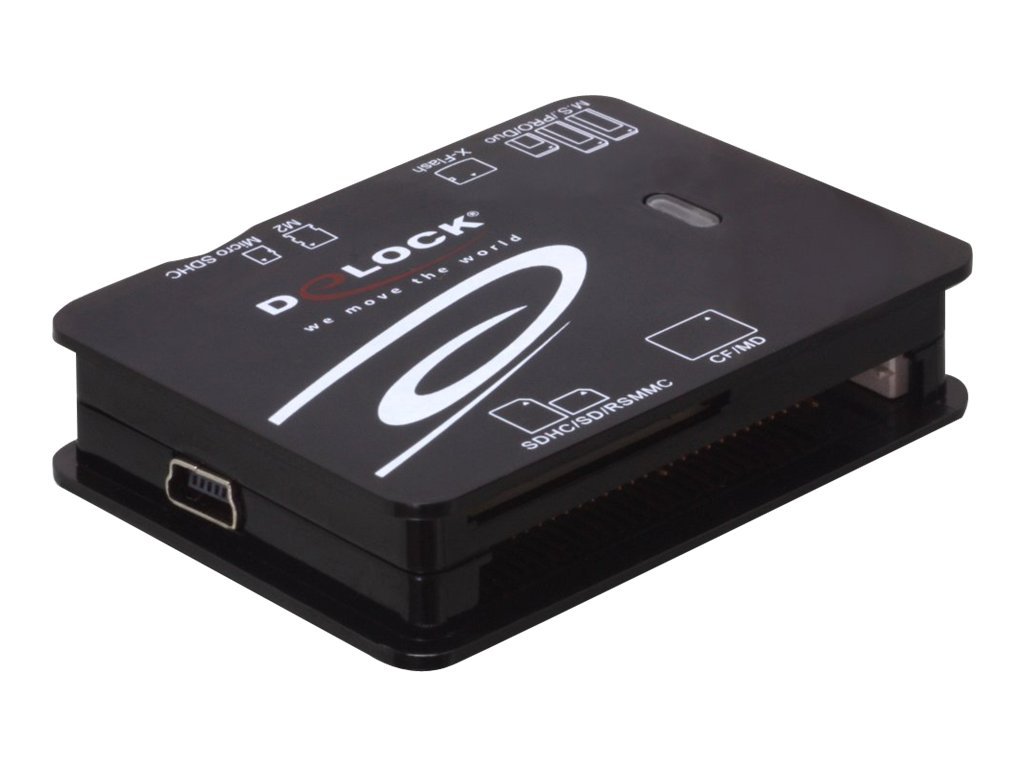 Delock USB 2.0 CardReader All in 1 - Kartenleser - All-in-one (Multi-Format) - USB 2.0