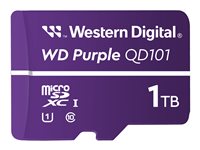 WD Purple WDD100T1P0C - Flash-Speicherkarte - 1 TB - UHS-I U1 / Class10 - microSDXC - lila
