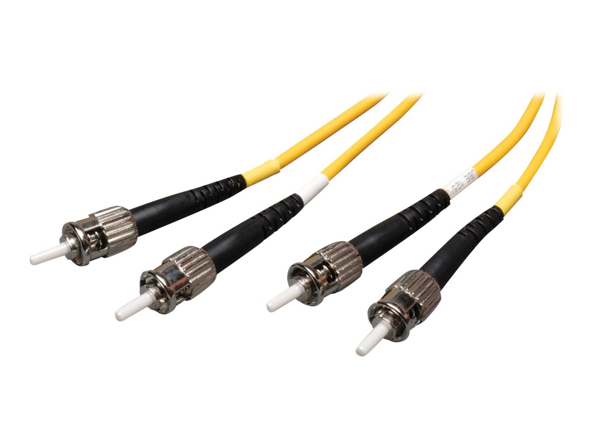 Eaton Tripp Lite Series Duplex Singlemode 9/125 Fiber Patch Cable (ST/ST), 3M (10 ft.) - Patch-Kabel - ST Einzelmodus (M) zu ST 