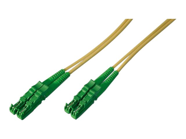 DIGITUS Professional - Patch-Kabel - E2000/APC Einzelmodus (M) zu E2000/APC Einzelmodus (M) - 1 m - Glasfaser - Duplex