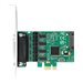DeLOCK PCI Express Card to 4 x Serial RS-232 with voltage supply - Serieller Adapter - PCIe Low-Profile - RS-232 x 4 - grn