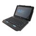Gamber-Johnson 2-in-1 - Tastatur und Foliohlle - mit 2-Tasten-Touchpad - Dock - Franzsisch - fr Zebra ET51, ET51 Integrated S