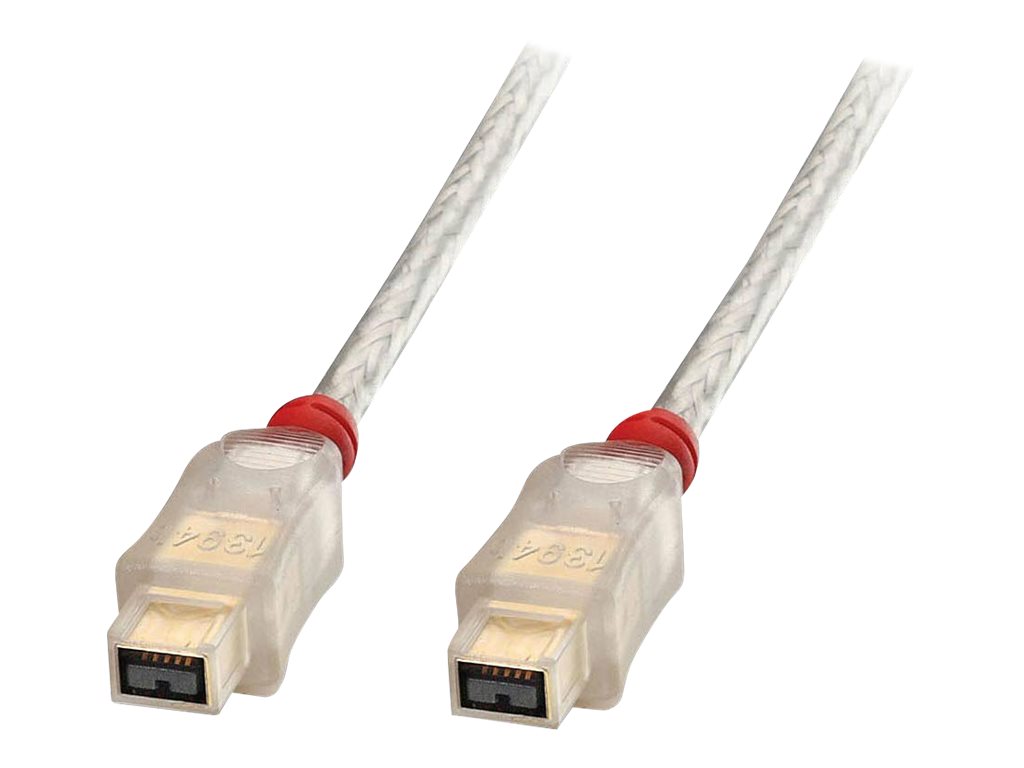 Lindy Premium - IEEE 1394-Kabel - FireWire 800 (M) zu FireWire 800 (M) - 30 cm - geformt - durchsichtig