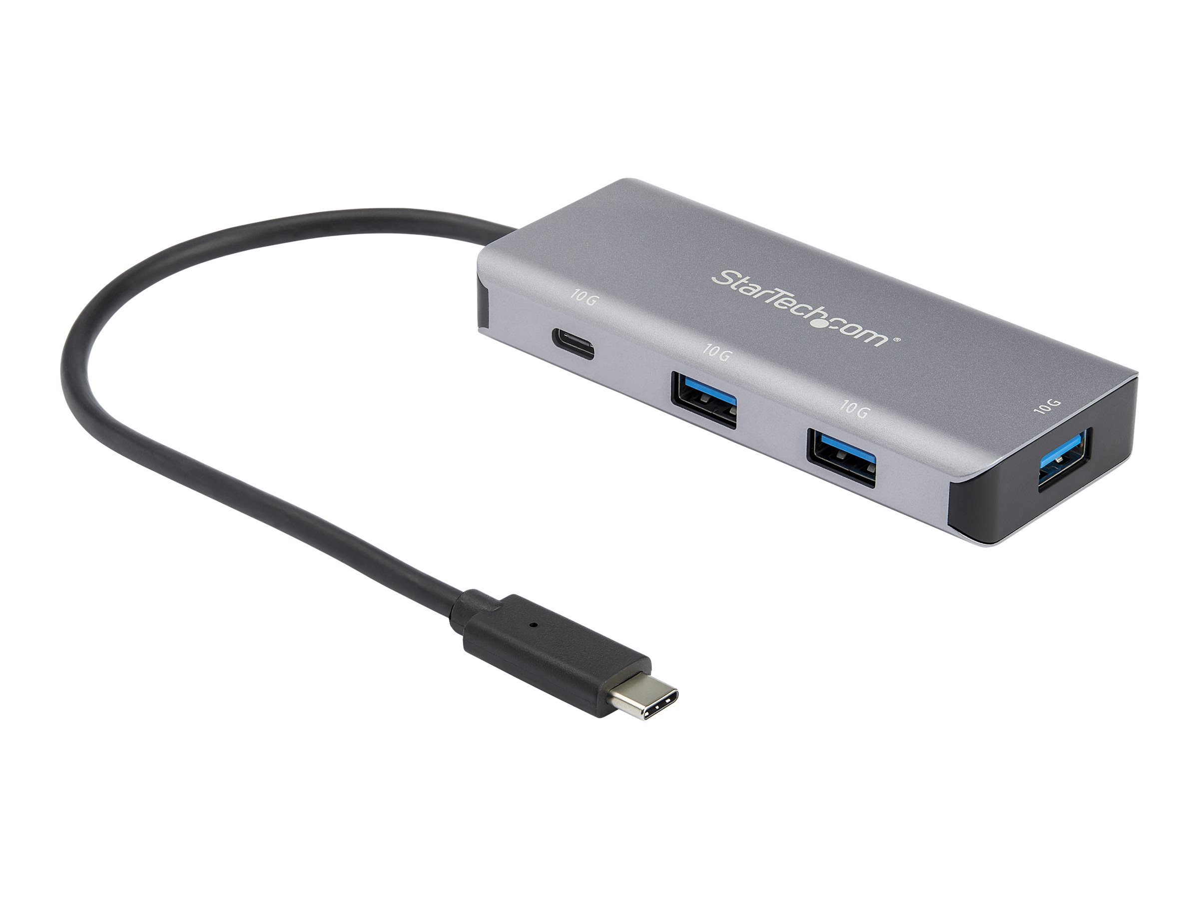 StarTech.com HB31C3A1CB 4-Port  USB-C-Hub (10 Gbit/s, 3 x USB-A und 1x USB-C,  25 cm USB-C Anschlusskabel) - Hub - 1 x USB-C + 3