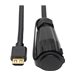 Eaton Tripp Lite Series High-Speed HDMI Cable (M/M) - 4K 60 Hz, HDR, Industrial, IP68, Hooded Connector, Black, 3 ft. - HDMI-Ver