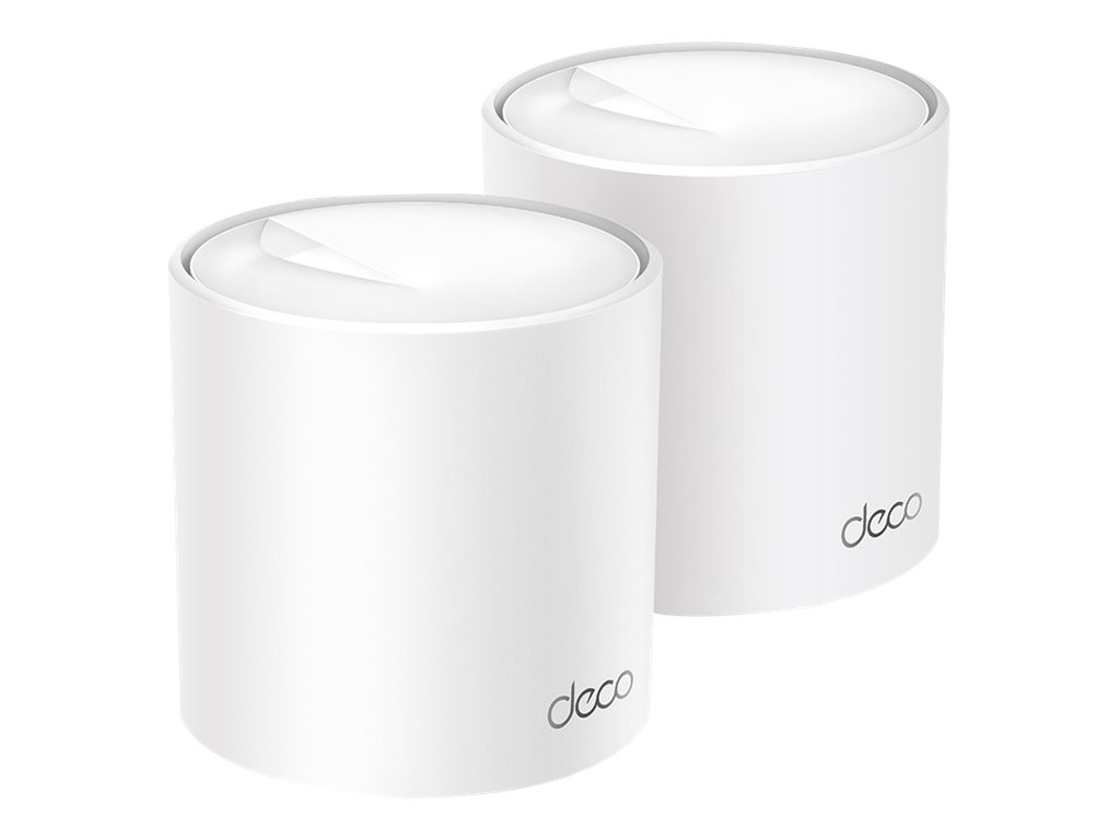 TP-Link Deco X50 - - WLAN-System - (2 Router) - Netz - 1GbE - Wi-Fi 6