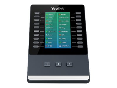 Yealink EXP50 - Funktionstasten-Erweiterungsmodul fr VoIP-Telefon - fr Yealink SIP-T52S, SIP-T54S, SIP-T56A, SIP-T58A, SIP-T58