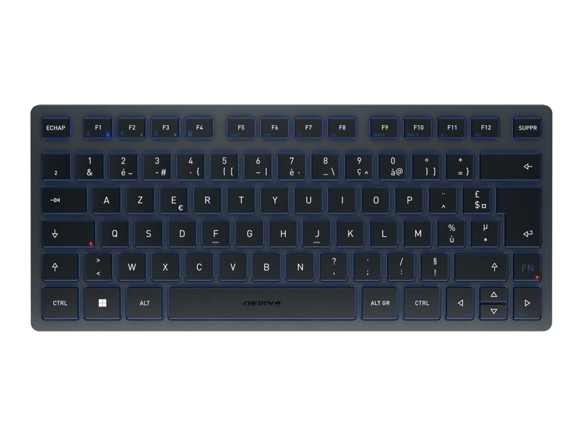 CHERRY KW 7100 MINI BT - Tastatur - kabellos - Bluetooth 5.1 - AZERTY - Franzsisch