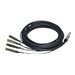 HPE X240 Direct Attach Copper Splitter Cable - Netzwerkkabel - SFP+ zu QSFP+ - 3 m - fr HPE 5900AF-48; Edgeline e920; FlexFabri