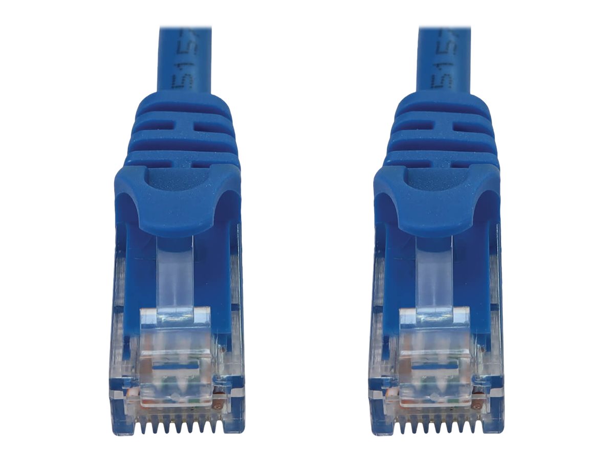 Eaton Tripp Lite Series Cat6a 10G Snagless Molded UTP Ethernet Cable (RJ45 M/M), PoE, Blue, 1 ft. (0.3 m) - Netzwerkkabel - RJ-4