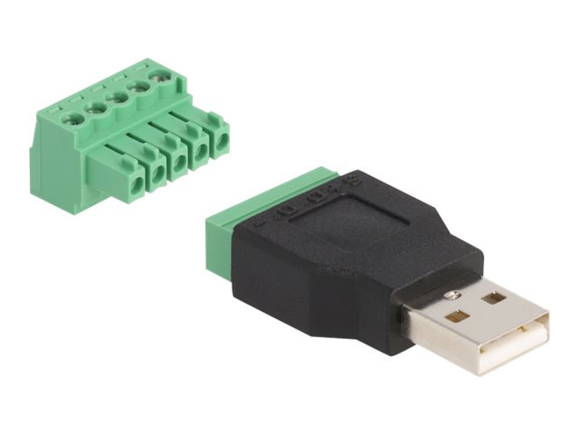 Delock - USB-Adapter - 5-poliger Anschlussblock zu USB (M) - USB 2.0 - 5 V - 2 A