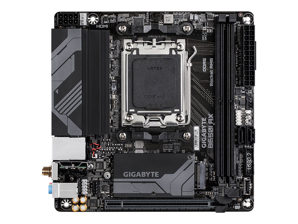 Gigabyte B650I AX - 1.0 - Motherboard - Mini-ITX - Socket AM5 - AMD B650 Chipsatz