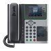 Poly Edge E400 - VoIP-Telefon mit Rufnummernanzeige/Anklopffunktion - dreiweg Anruffunktion - SIP, SDP - Schwarz