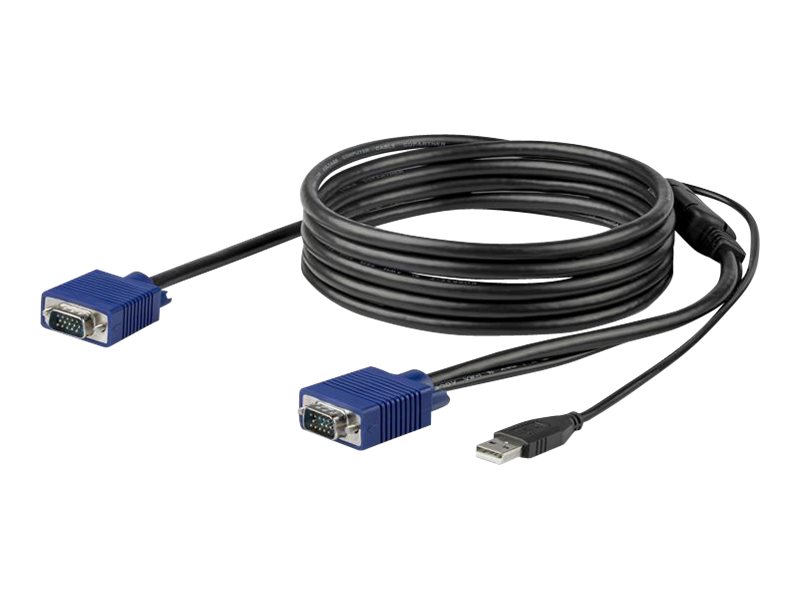 StarTech.com 10 ft. (3 m) USB KVM Cable for StarTech.com Rackmount Consoles - VGA and USB KVM Console Cable (RKCONSUV10) - Video
