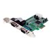 StarTech.com 2 Port Serielle PCI Express RS232 Adapter Karte - Serielle PCIe RS232 Kontroller Karte - PCIe zu Dual Serielle DB9 