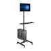 Eaton Tripp Lite Series Mobile Workstation with Monitor Mount - For 17