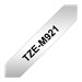 Brother TZe-M921 - Schwarz auf Silber (matt) - Rolle (0,9 cm x 8 m) 1 Kassette(n) laminiertes Band - fr P-Touch PT-E100, E300, 