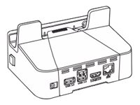 Zebra Rugged Communication and Charge Cradle - Docking Cradle (Anschlussstand) - USB / Ethernet - fr Zebra ET51, ET51 Integrate