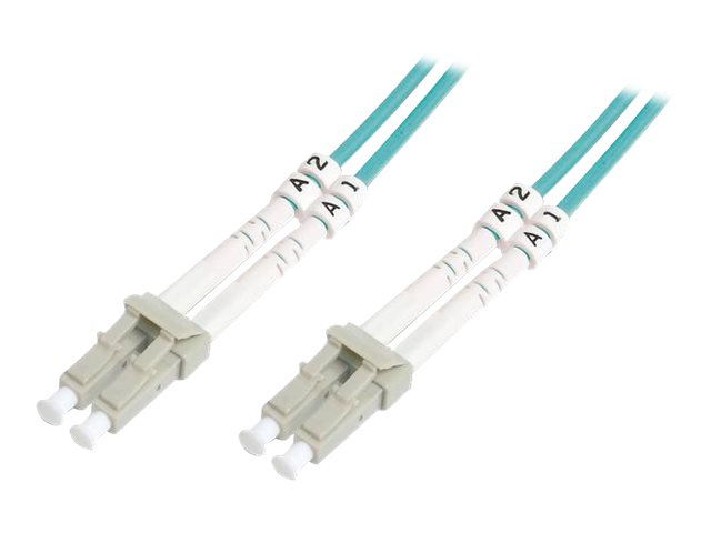 DIGITUS Professional - Patch-Kabel - LC Multi-Mode (M) zu LC Multi-Mode (M) - 15 m - Glasfaser - Duplex