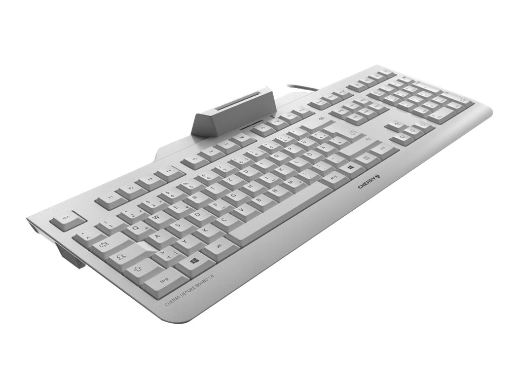 CHERRY SECURE BOARD 1.0 - Tastatur - mit NFC - USB - Deutsch - Tastenschalter: CHERRY LPK