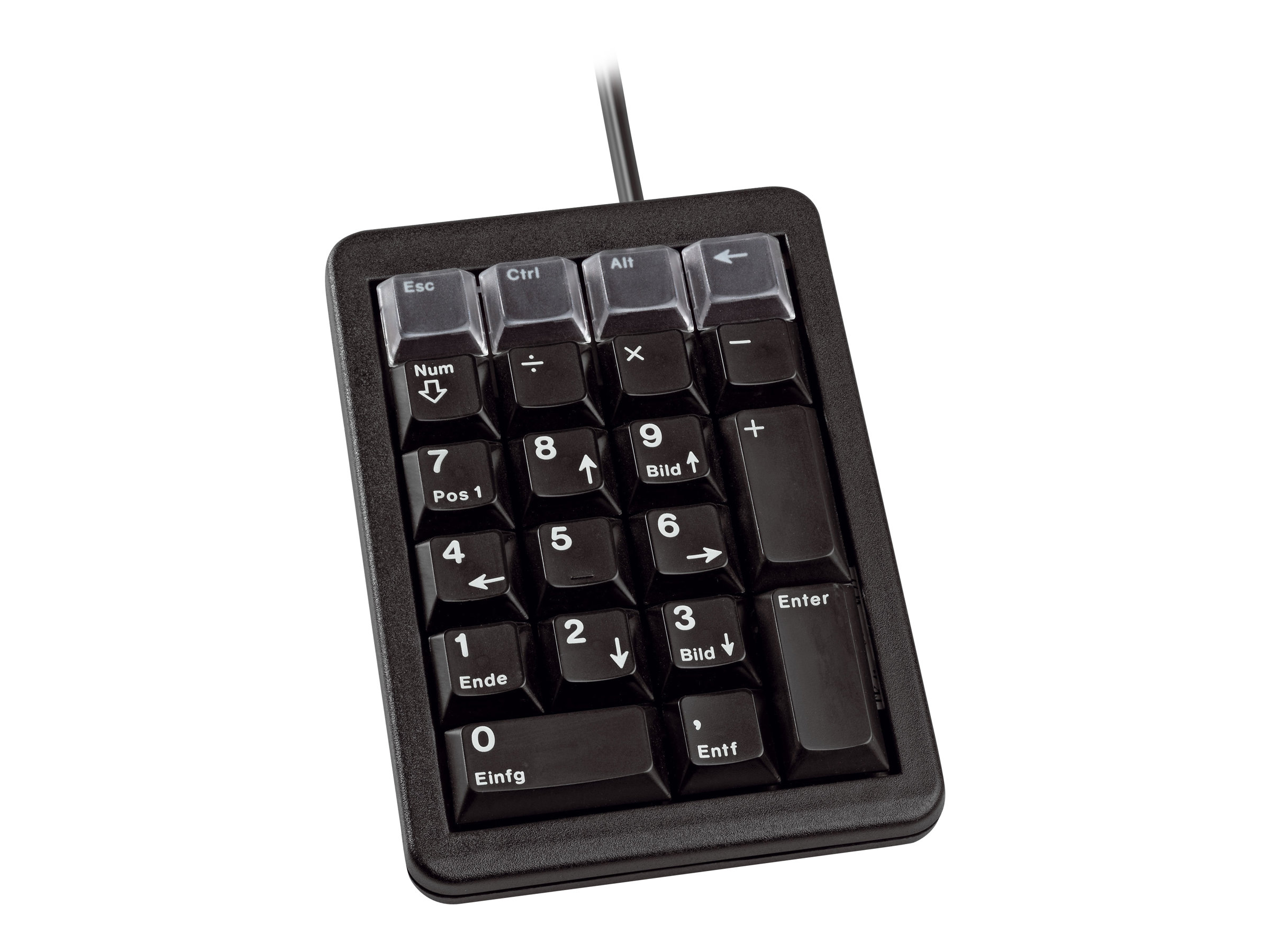 CHERRY Keypad G84-4700 - Tastenfeld - USB - Deutsch - Schwarz