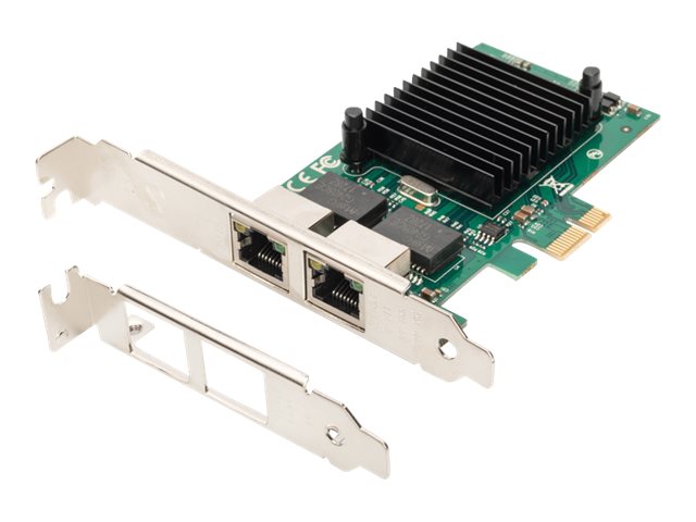 DIGITUS - Netzwerkadapter - PCIe 1.1 - Gigabit Ethernet x 2