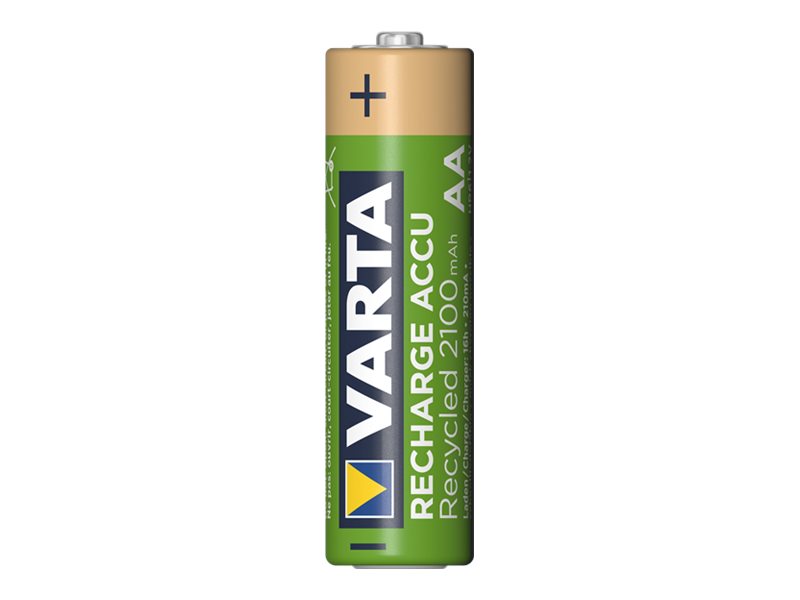 Varta Recharge Accu Recycled 56816 - Batterie 4 x AA-Typ - NiMH - (wiederaufladbar) - 2100 mAh