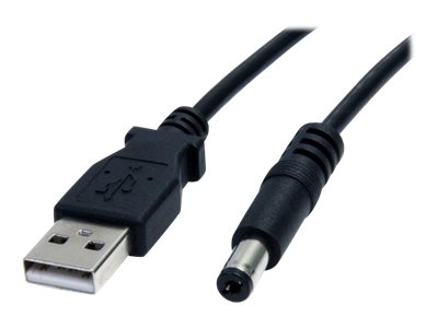 StarTech.com USB 2.0 auf Hohlstecker Typ N Kabel - USB A DC 5V 5,5mm Stecker Stromkabel Stecker 2m - Stromkabel - USB (nur Strom