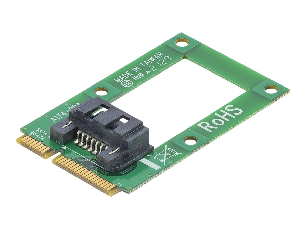 StarTech.com mSATA auf SATA Festplatten / SSD Adapter - Mini Serial-ATA zu SATA Konverter - Festplatten Adapter / Konverter - Sp