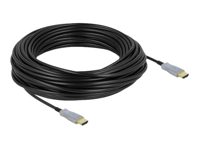 Delock - High Speed - HDMI-Kabel - HDMI männlich zu HDMI männlich - 25 m - Glasfaser