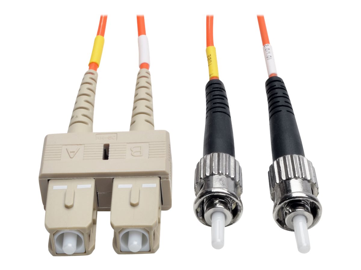 Eaton Tripp Lite Series Duplex Multimode 50/125 Fiber Patch Cable (SC/ST), 5M (16 ft.) - Patch-Kabel - SC multi-mode (M) zu ST m