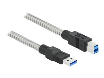 Delock - USB-Kabel - USB Typ A (M) zu USB Type B (M) - USB 3.2 Gen 1 - 50 cm - Silber