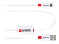 SKROSS BUZZ - Lightning-Kabel - USB mnnlich zu Lightning mnnlich - 1 m - weiss