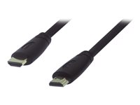M-CAB UltraFlex - HDMI-Kabel mit Ethernet - HDMI mnnlich zu HDMI mnnlich - 1 m - Schwarz - rund, 4K Untersttzung