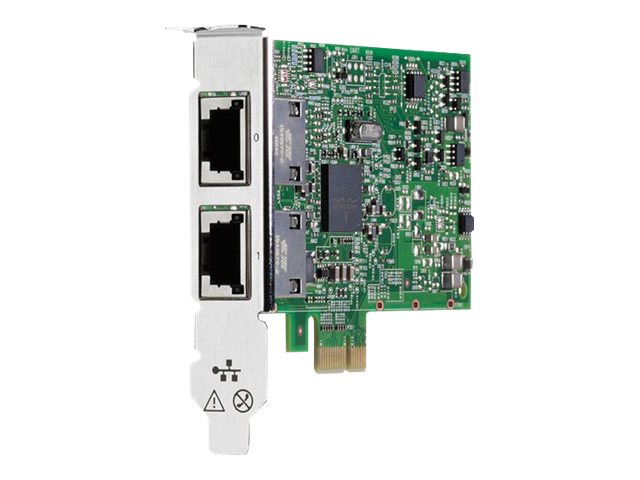 HPE 332T - Netzwerkadapter - PCIe 2.0 Low-Profile - Gigabit Ethernet x 2 - fr ProLiant DL360 Gen10, DL388p Gen8