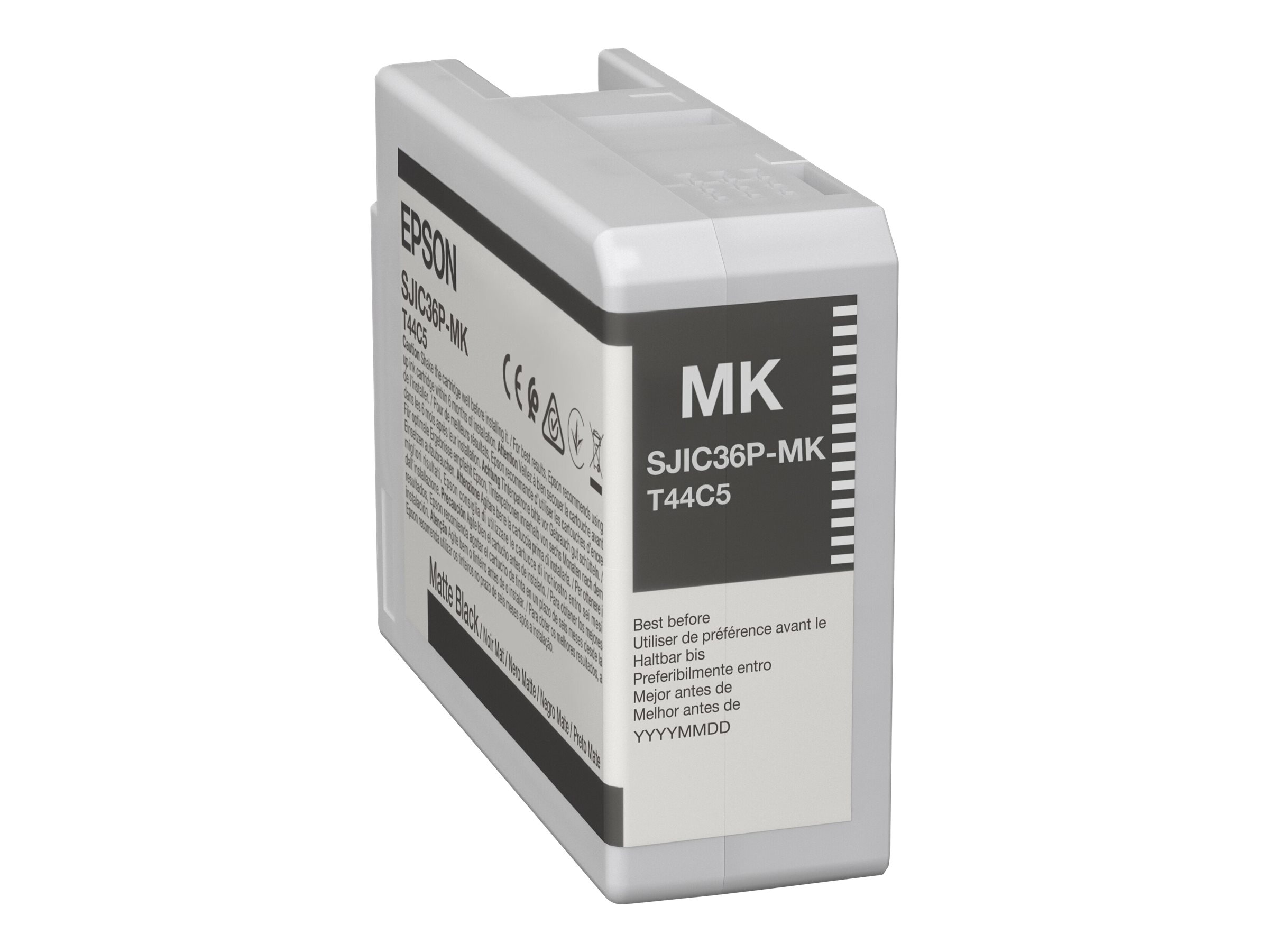 Epson SJIC36P(MK) - 80 ml - Schwarz - Original - Tintenpatrone - fr ColorWorks CW-C6000A, CW-C6000P, CW-C6500A, CW-C6500P