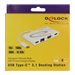 DeLOCK - Retail Pack - Dockingstation - USB-C 3.1 - VGA, HDMI - GigE