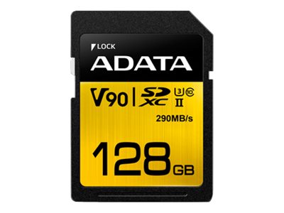 ADATA Premier ONE - Flash-Speicherkarte - 128 GB - UHS-II U3 / Class10 - SDXC UHS-II
