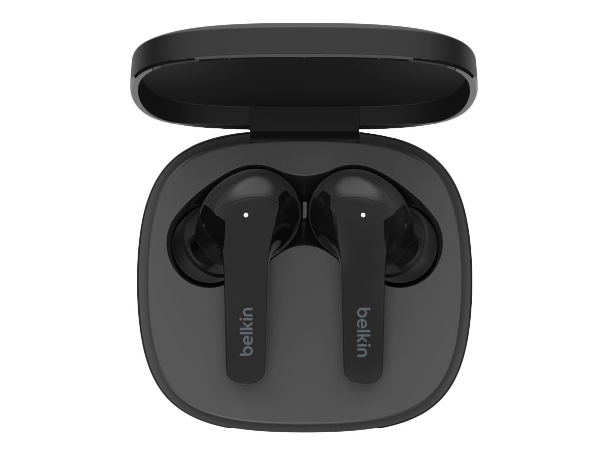 Belkin SoundForm Flow - True Wireless-Kopfhrer mit Mikrofon - im Ohr - Bluetooth - aktive Rauschunterdrckung - Schwarz