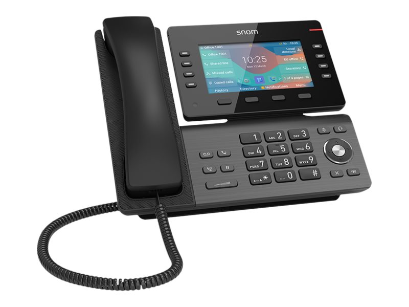snom D862 - VoIP-Telefon mit Rufnummernanzeige - dreiweg Anruffunktion - SIP, RTCP, RTP, SRTP, SDP, SRTCP, RTCP-XR, SIPS, ICE - 