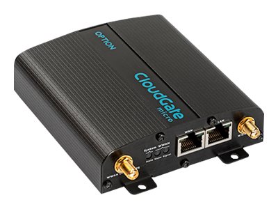 Option CloudGate micro - Gateway - 100Mb LAN, 802.15.4g, IEEE 802.15.4b, IEEE 802.15.4n - Wi-Fi 5 - 802.15.4b/g/n - 3G, 4G, 2G