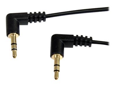 StarTech.com 1,8m 3,5mm rechts gewinkeltes Stereo Audiokabel - St/St - Audiokabel - mini-phone stereo 3.5 mm mnnlich zu mini-ph