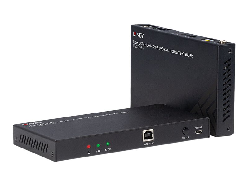 LINDY - Sender und Empfnger - Video-, Audio-, Infrarot- und serielle Erweiterung - HDMI, HDBaseT - ber CAT 6 - bis zu 100 m