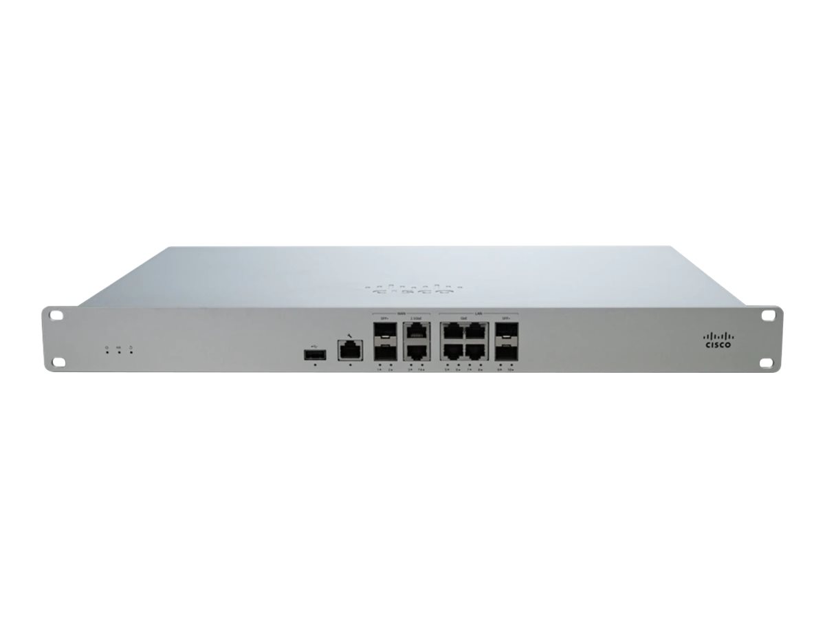 Cisco Meraki MX105 - Sicherheitsgerät - GigE - 1U - Rack-montierbar