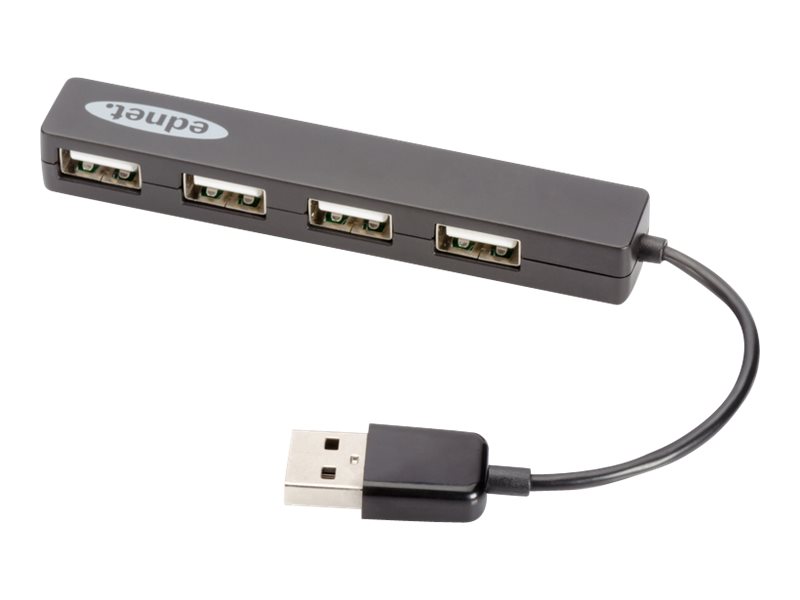 Ednet USB 2.0 Notebook Hub - Hub - 4 x USB 2.0 - Desktop