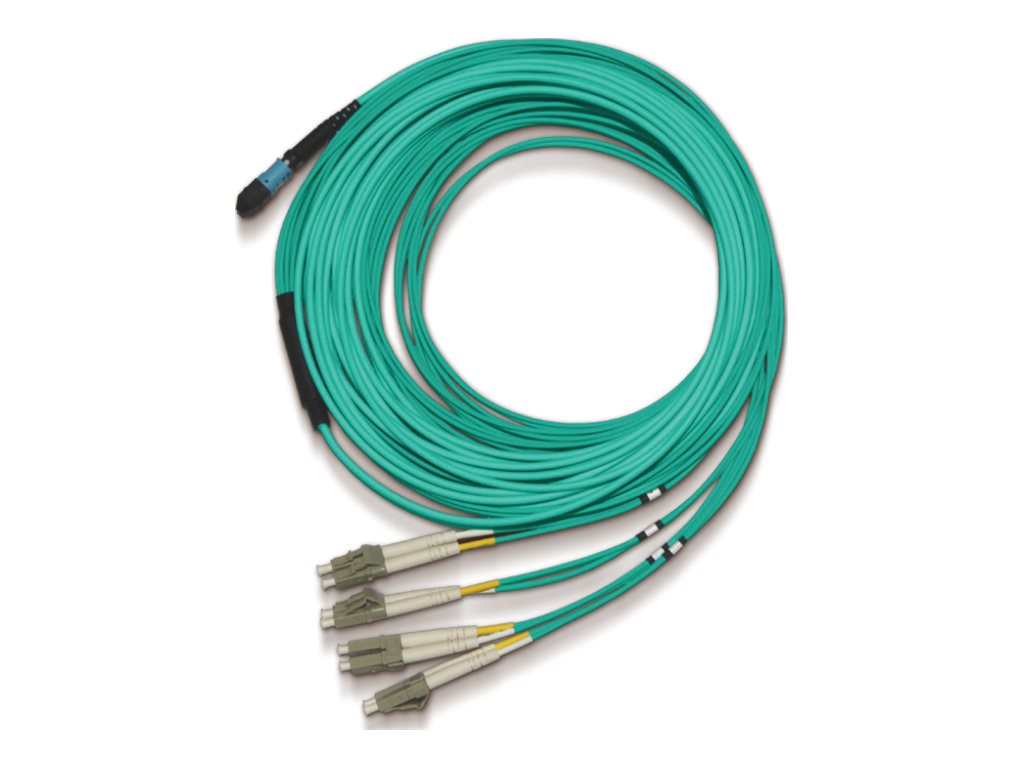 Mellanox Hybrid - InfiniBand-Kabel - LC Multi-Mode (M) zu MPO-Multi-Modus (M) - 5 m - Glasfaser